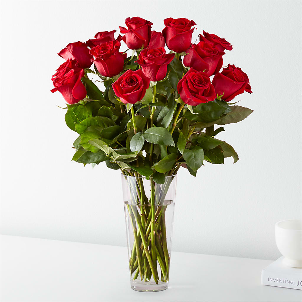 Long Stem Red Rose Bouquet – Flowers By Jerry, Rochester MN