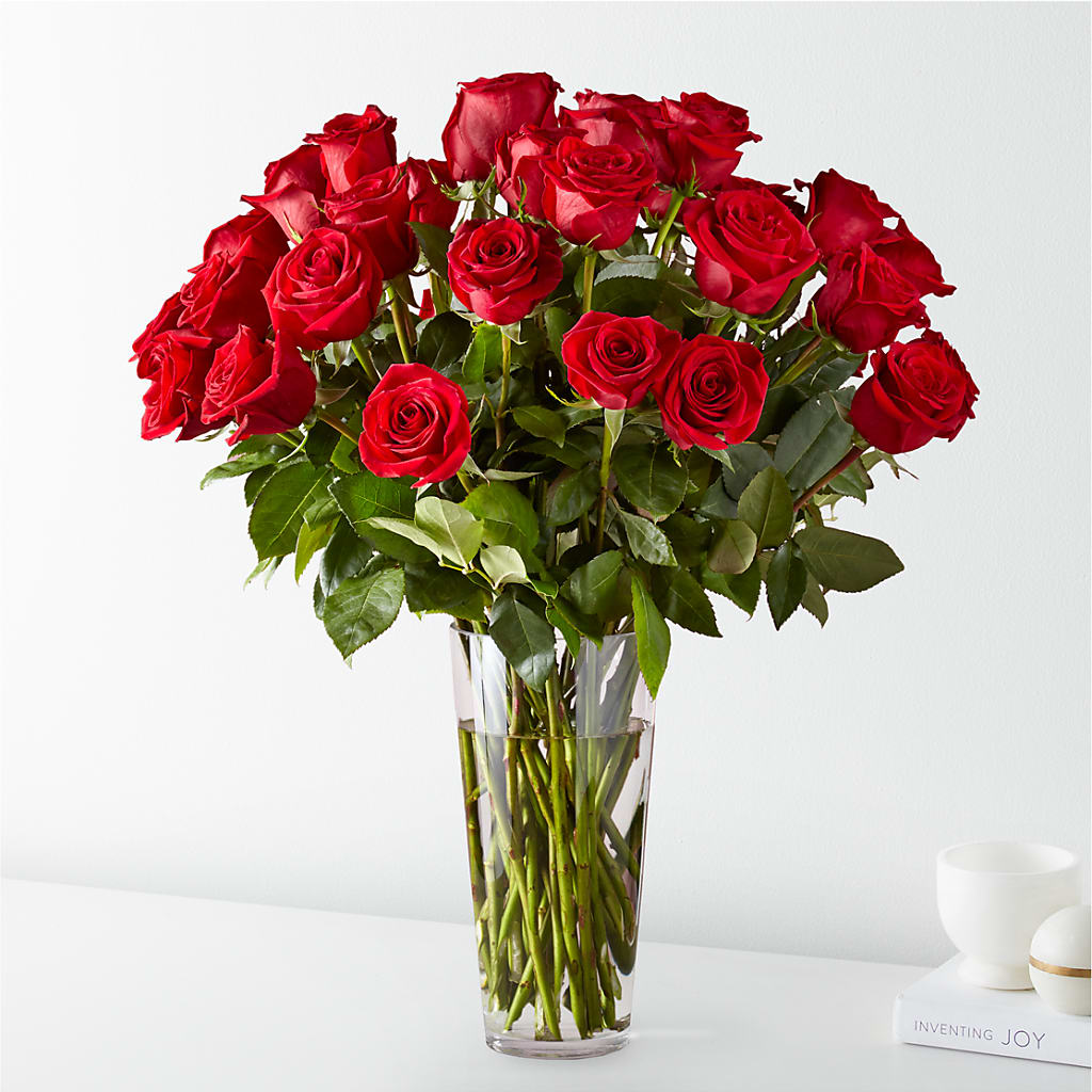 Long Stem Red Rose Bouquet – Flowers By Jerry, Rochester MN