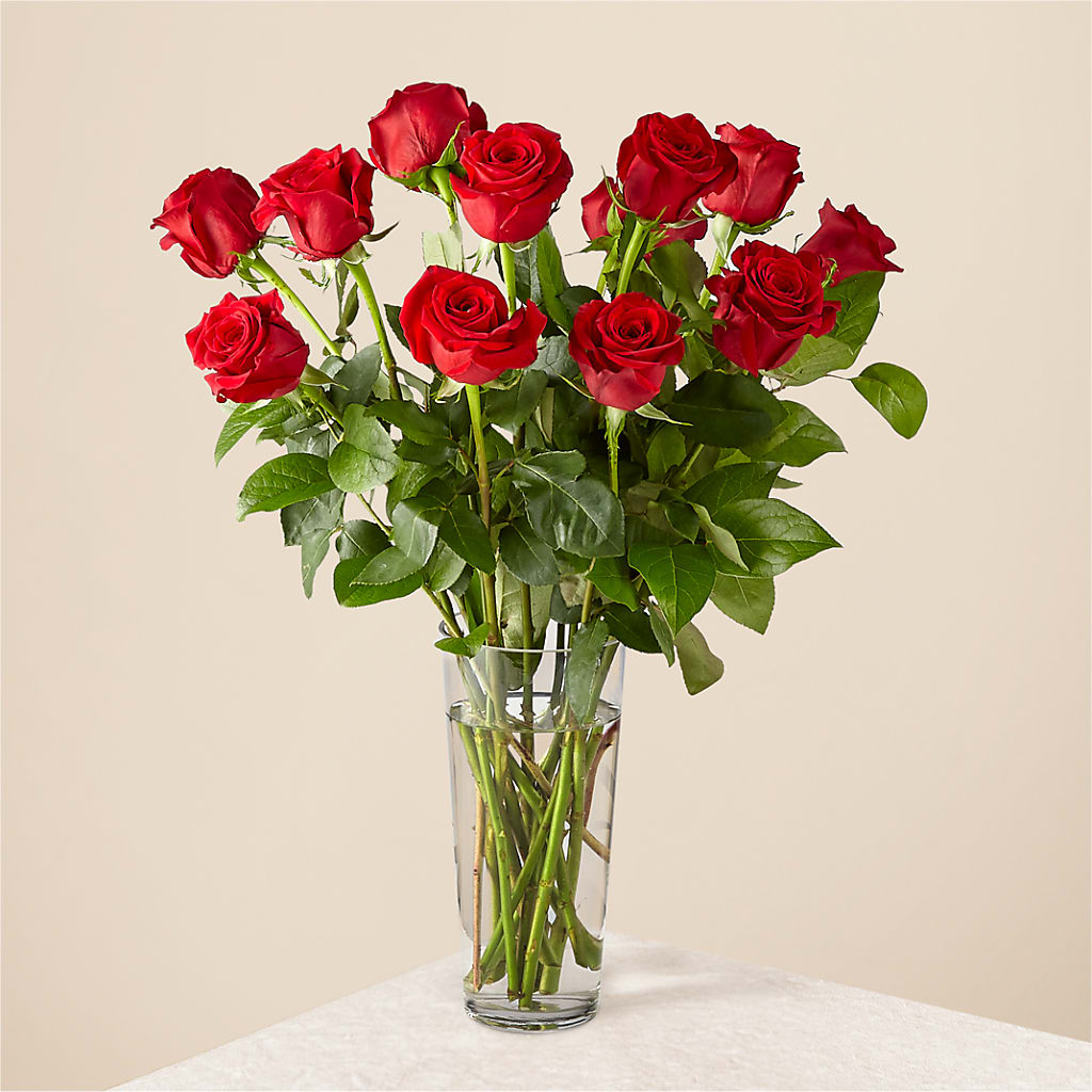 Long Stem Red Rose Bouquet – Flowers By Jerry, Rochester MN