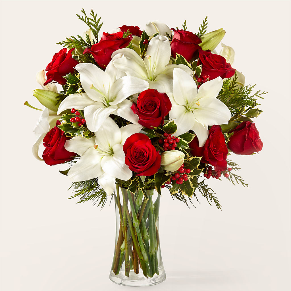 Sparkling Snowflakes Bouquet – Flowers By Jerry, Rochester MN
