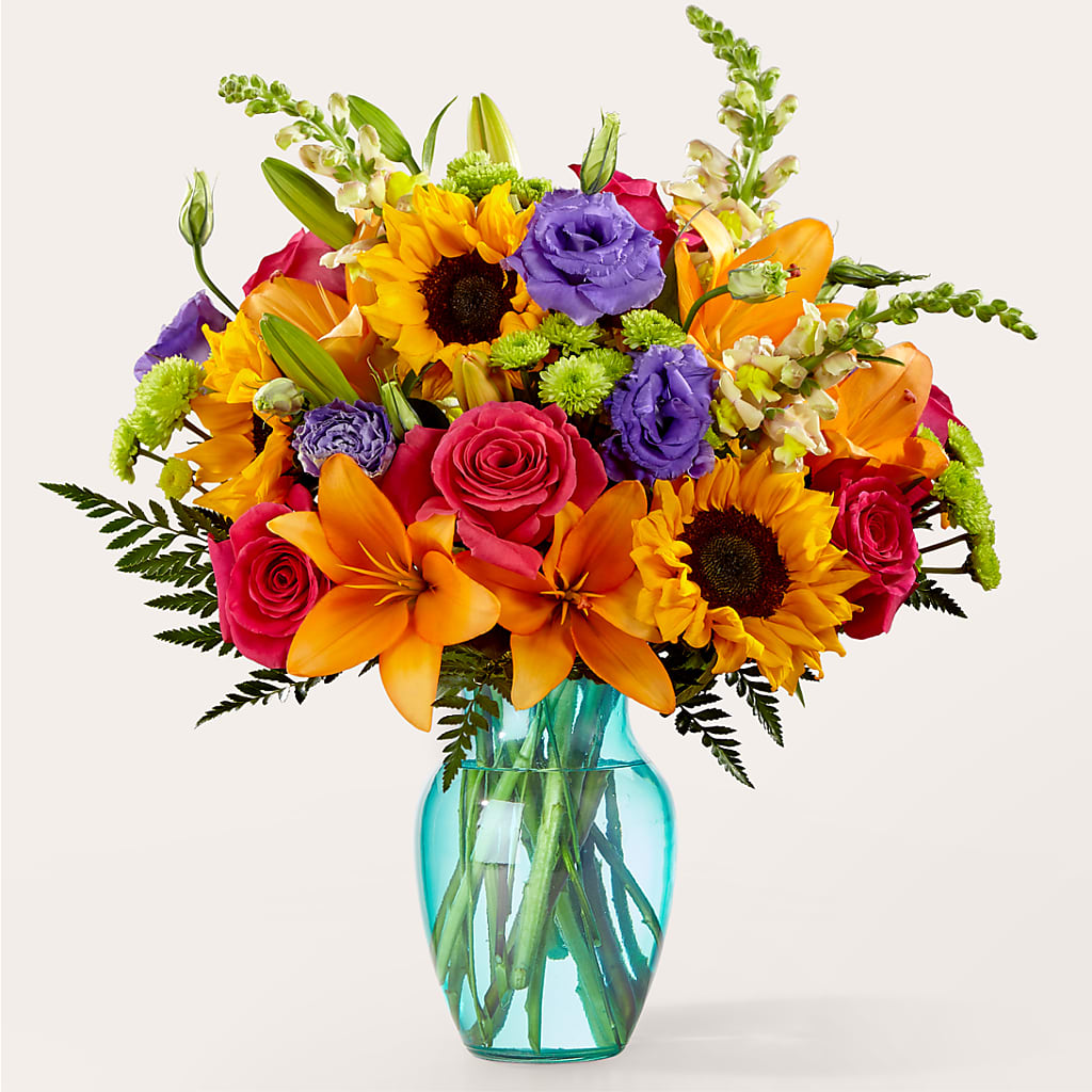 Double Rainbow Bouquet – Flowers By Jerry, Rochester MN