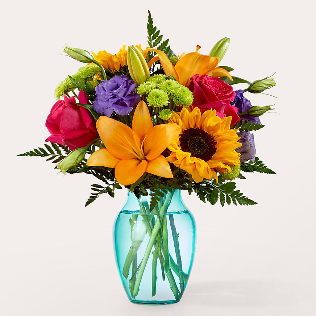 Double Rainbow Bouquet – Flowers By Jerry, Rochester MN