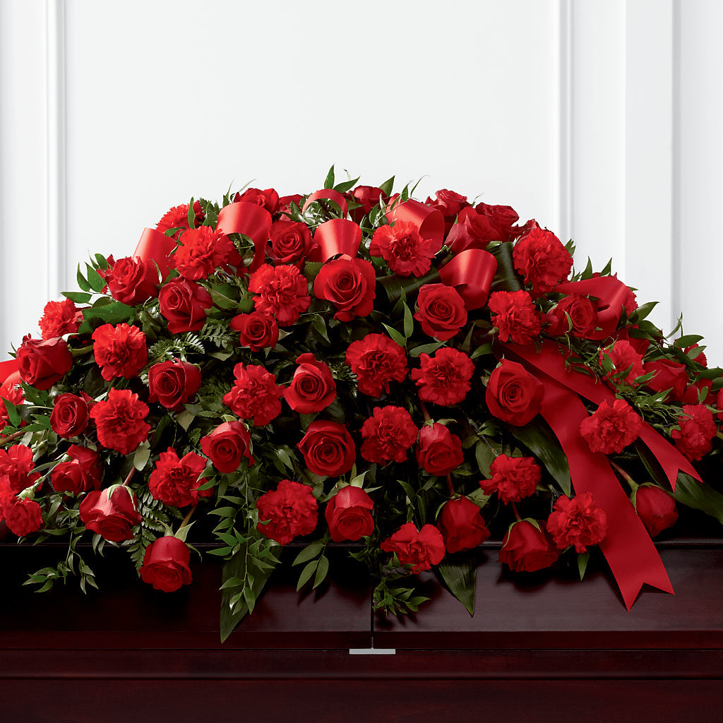 Tribute of Life Casket Spray – Flowers By Jerry, Rochester MN