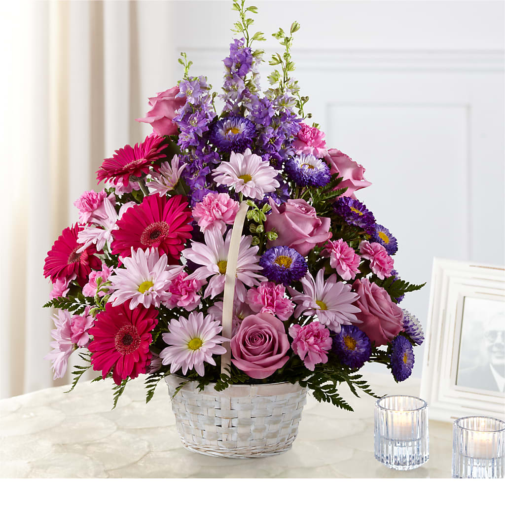 Pastel Peace Basket – Flowers By Jerry, Rochester MN