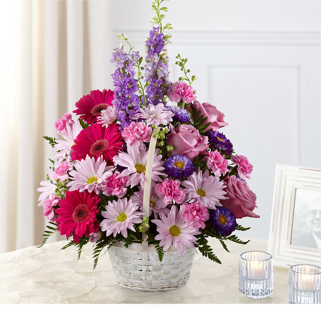 Pastel Peace Basket – Flowers By Jerry, Rochester MN