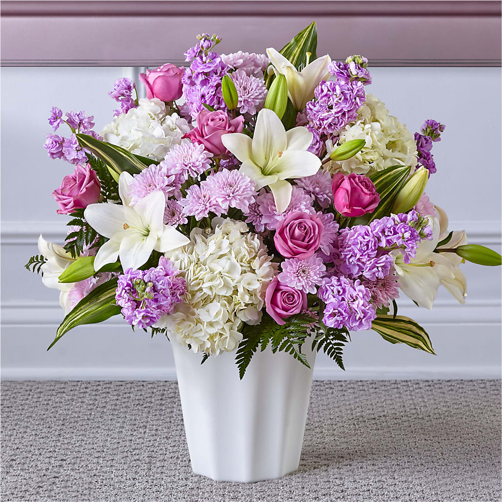 Heaven Sent Floor Basket – Flowers By Jerry, Rochester MN