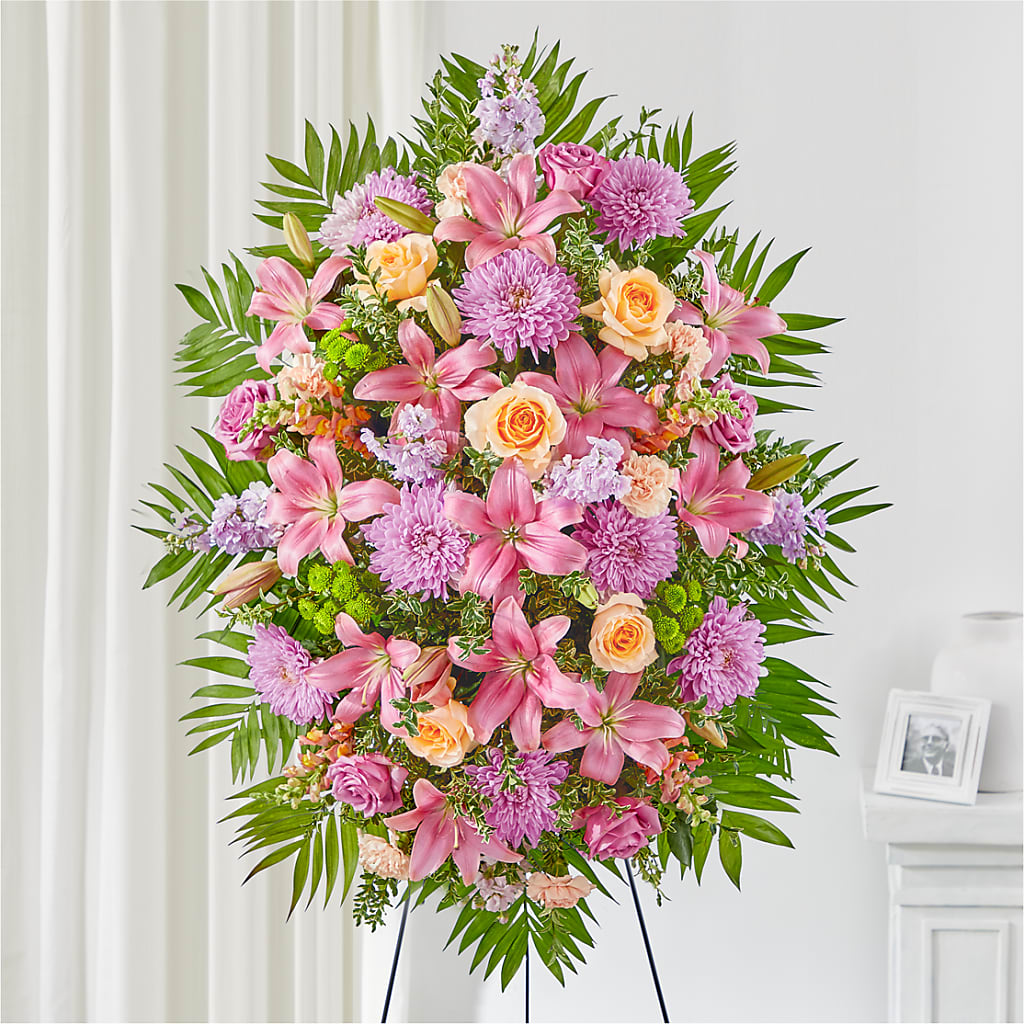 Love & Light Standing Spray – Flowers By Jerry, Rochester MN