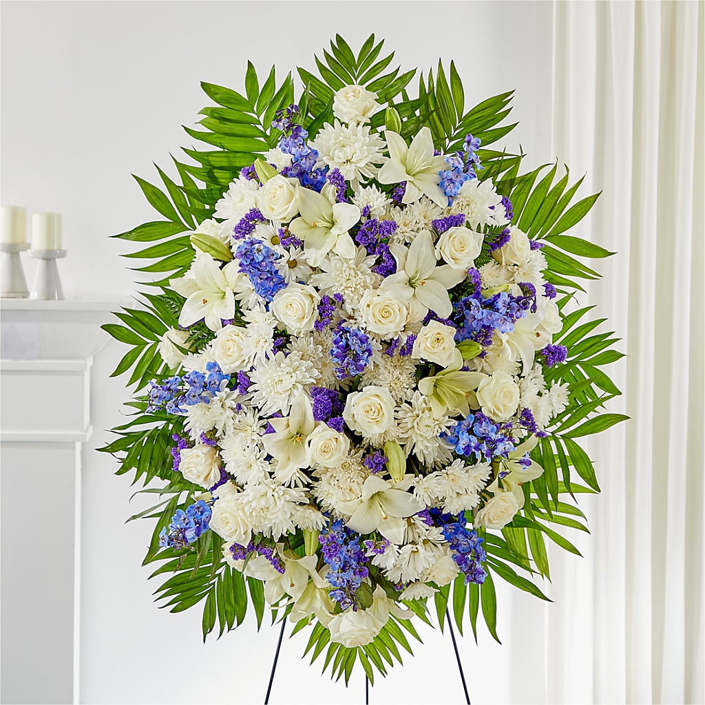 At Rest Standing Spray – Flowers By Jerry, Rochester MN