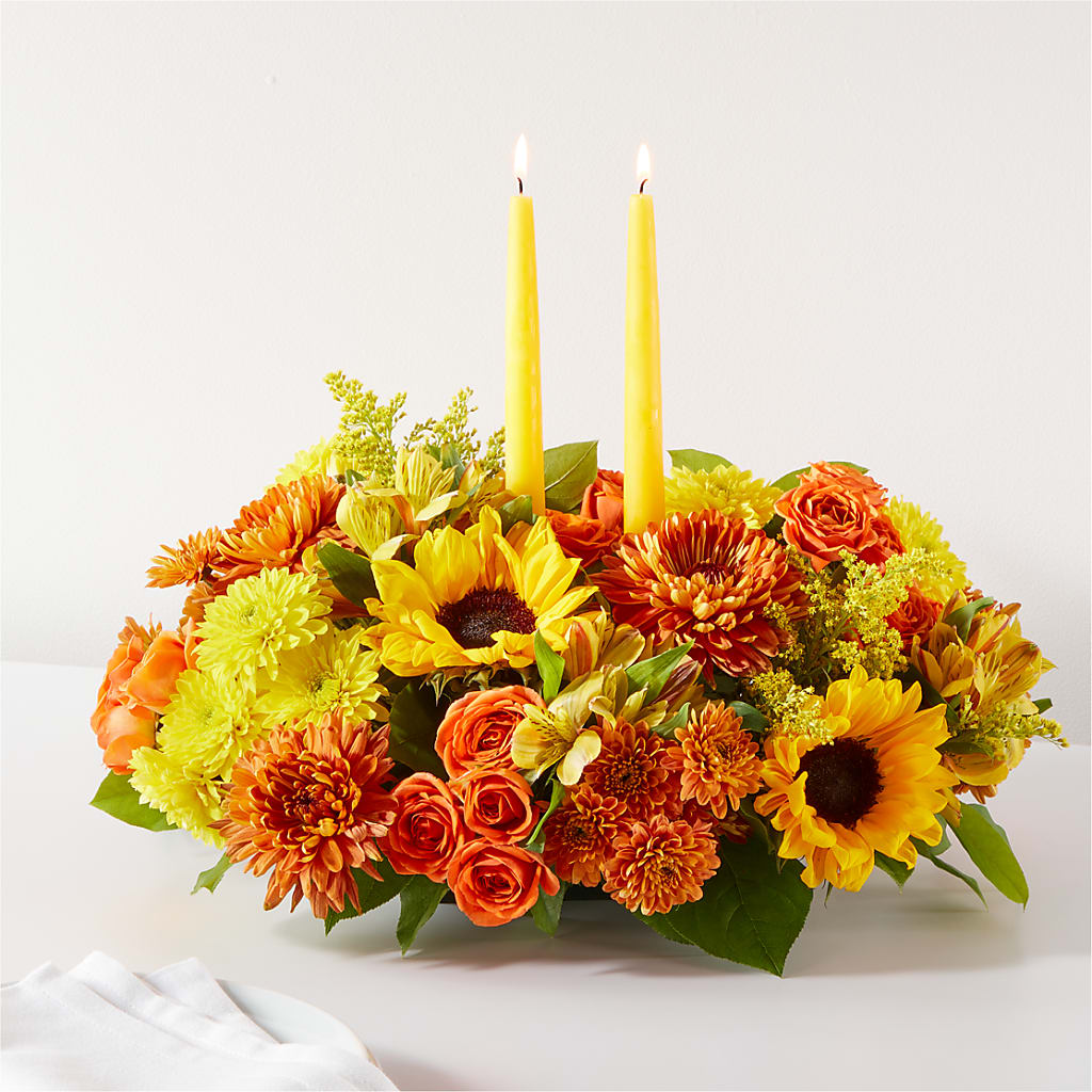 Autumn Harmony Centerpiece – Flowers By Jerry, Rochester MN