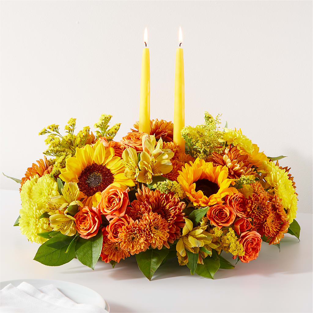 Autumn Harmony Centerpiece – Flowers By Jerry, Rochester MN