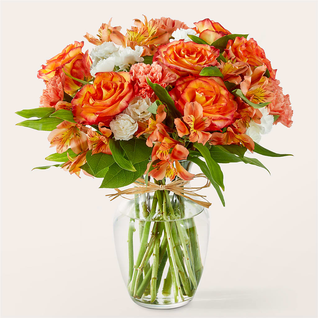 Apricot Glow Bouquet – Flowers By Jerry, Rochester MN