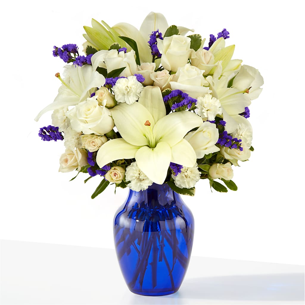 Sapphire Rush Bouquet – Flowers By Jerry, Rochester MN