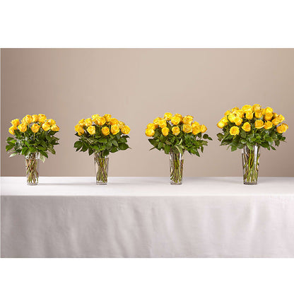 Long Stem Yellow Rose Bouquet –  Flowers By Jerry, Rochester MN