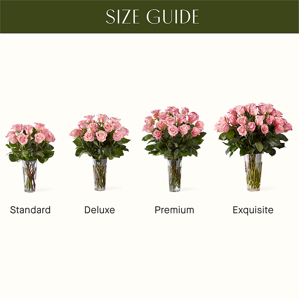 Long Stem Pink Rose Bouquet –  Flowers By Jerry, Rochester MN