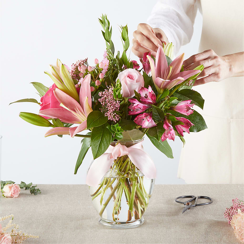 Pink Ribbon - A Florist Original –  Flowers By Jerry, Rochester MN
