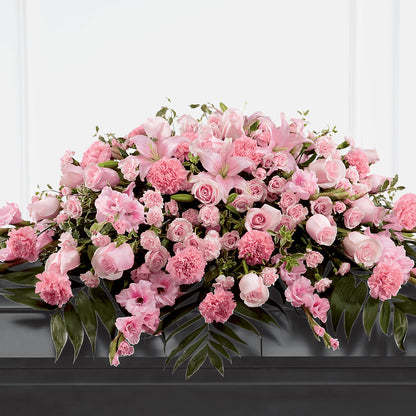 Garden of Comfort Casket Spray (Standard) –  Flowers By Jerry, Rochester MN