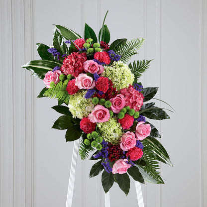 Refreshing Mix Standing Spray –  Flowers By Jerry, Rochester MN