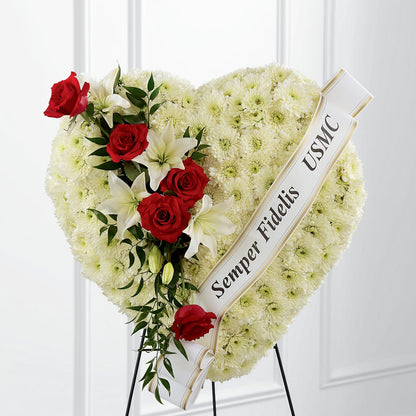 Heartfelt Hero Standing Heart –  Flowers By Jerry, Rochester MN