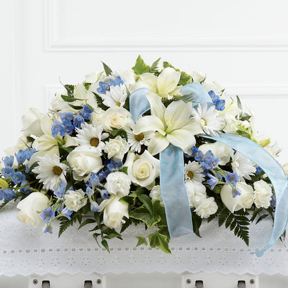 Tender Treasure Casket Spray –  Flowers By Jerry, Rochester MN