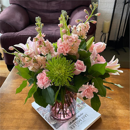 Pretty in Pink Bouquet –  Flowers By Jerry, Rochester MN
