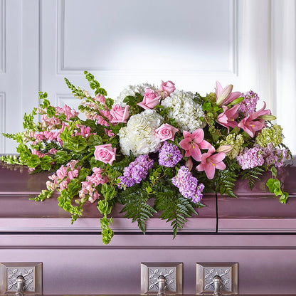 Life's Gratitude Casket Spray –  Flowers By Jerry, Rochester MN