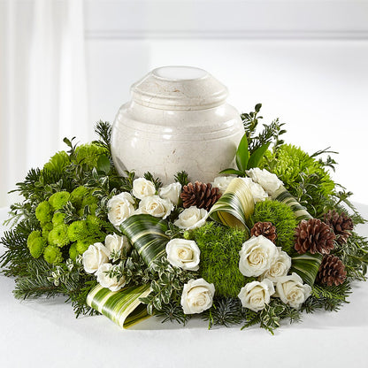 Precious Evergreen Cremation Adornment –  Flowers By Jerry, Rochester MN