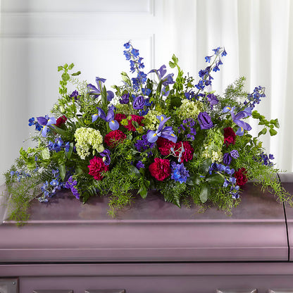 Always Treasured Casket Spray –  Flowers By Jerry, Rochester MN