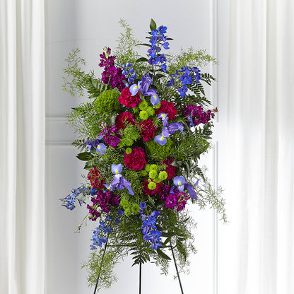 Heavenly Skies Standing Spray –  Flowers By Jerry, Rochester MN