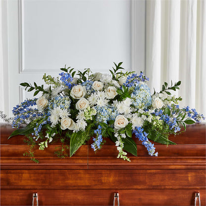 Timeless Essence Casket Spray –  Flowers By Jerry, Rochester MN