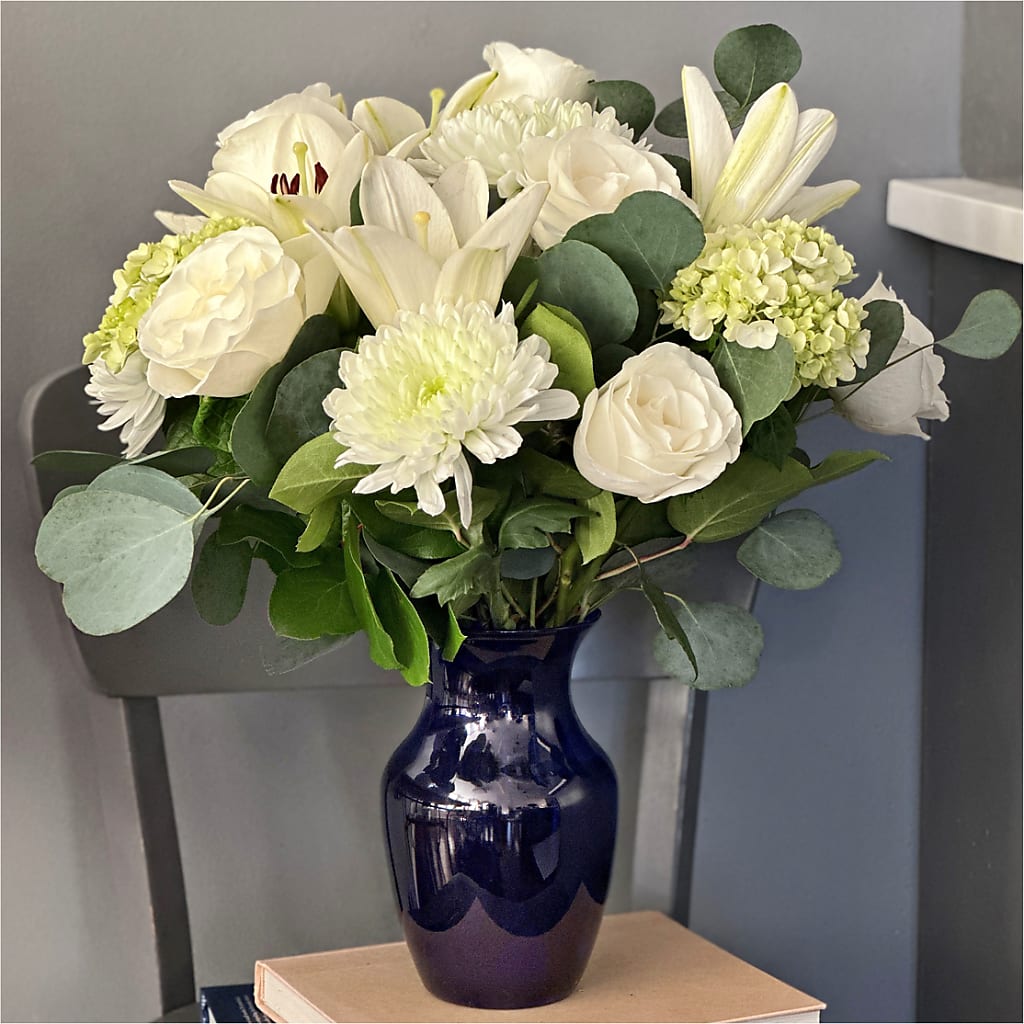 Snowy Dreams Bouquet –  Flowers By Jerry, Rochester MN
