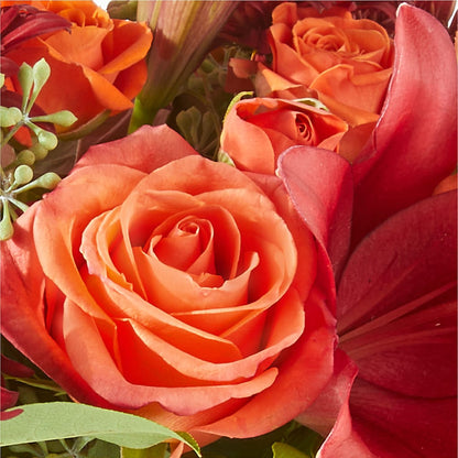 Crimson Leaves Bouquet –  Flowers By Jerry, Rochester MN