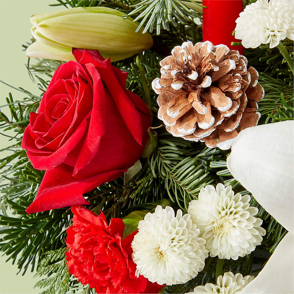 Seasonal Festivities Centerpiece –  Flowers By Jerry, Rochester MN