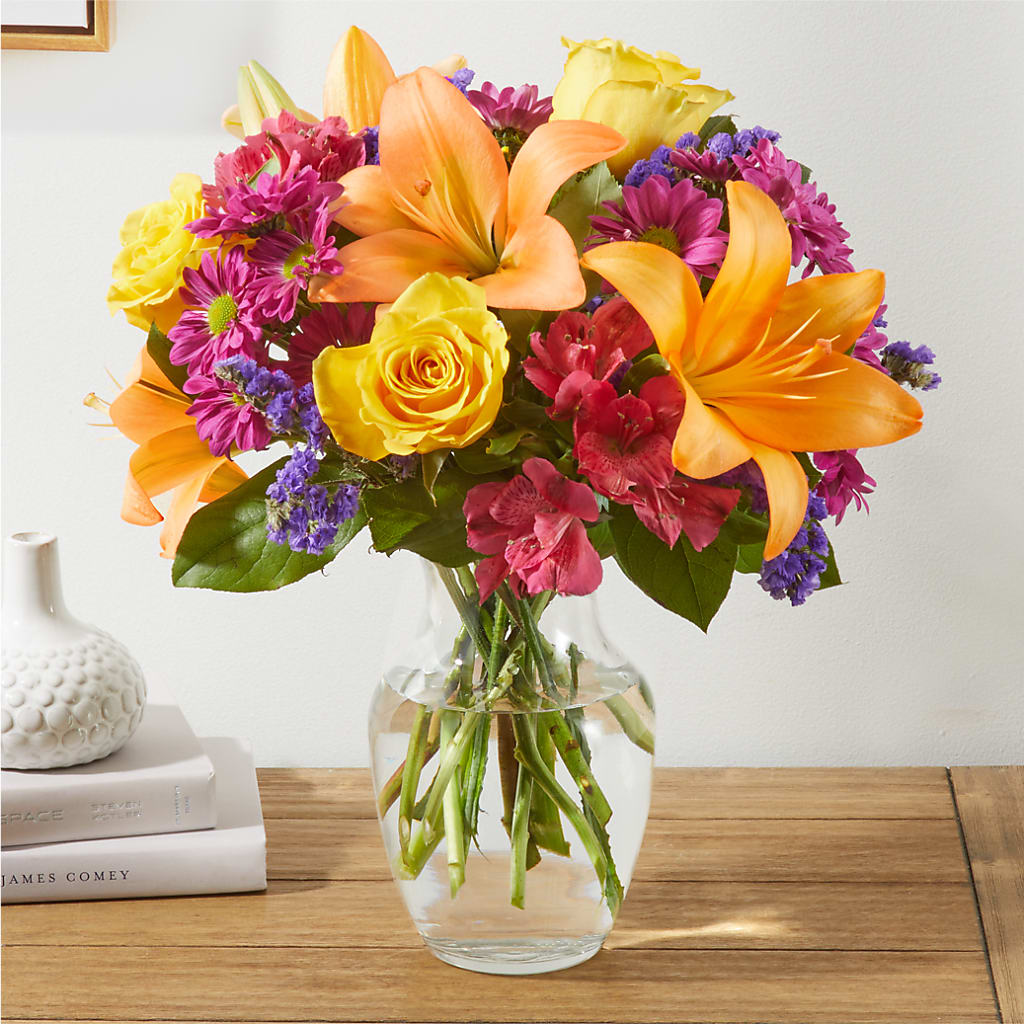 Colorful Visions Bouquet –  Flowers By Jerry, Rochester MN